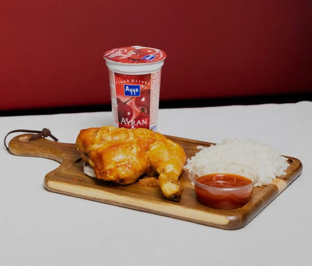 Kippenbout menu
